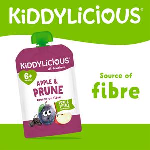 Kiddylicious Apple & Prune Pouch Baby Food 100g - gallery image 2