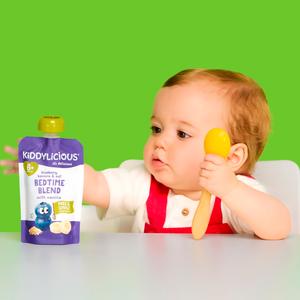 Kiddylicious Smooth Pear Pouch Baby Food 100g - gallery image 5