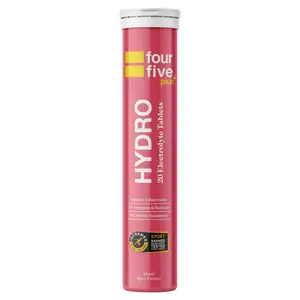 Fourfive Plus+ Mixed Berry Flavour Hydro Electrolyte Tablets x20