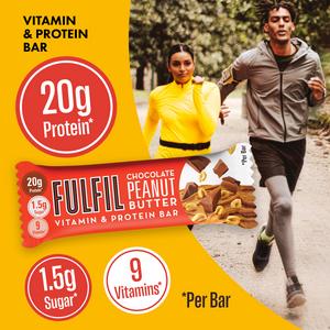 Fulfil Chocolate Peanut Butter Flavour Vitamin & Protein Bar 55g - gallery image 2