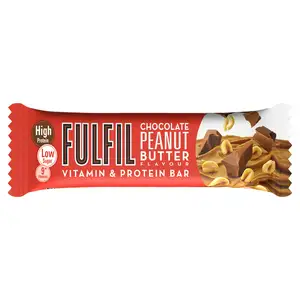 Fulfil Chocolate Peanut Butter Flavour Vitamin & Protein Bar 55g