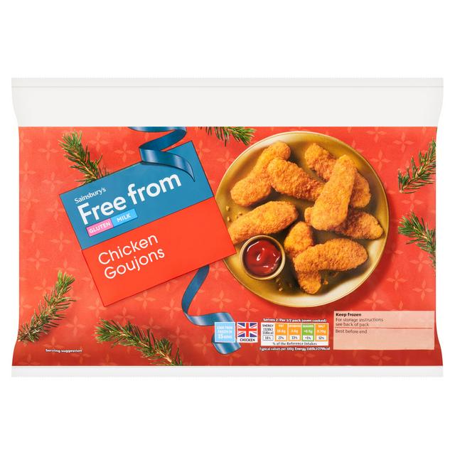 Sainsbury's Free From Chicken Goujons 250g - gallery image 1