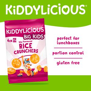 Kiddylicious BBQ Flavoured Rice Crunchers Kids Snacks 4x15g - gallery image 2