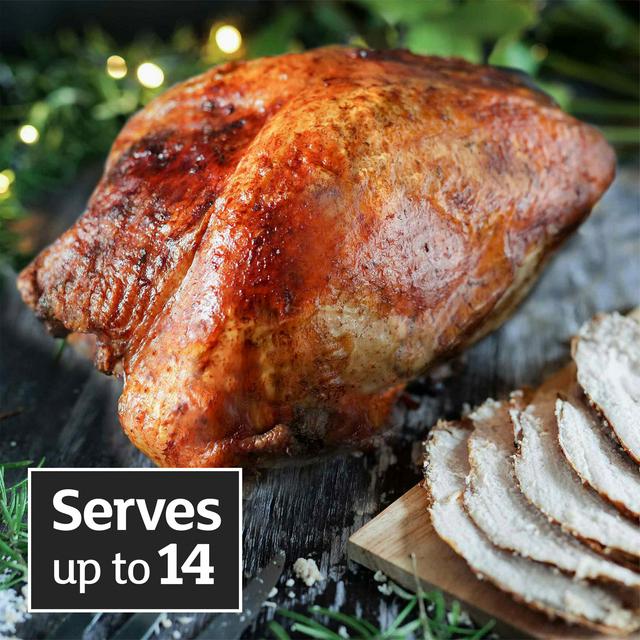 Sainsbury's Large Fresh British Basted Turkey Crown 2.5-4.5kg - gallery image 1