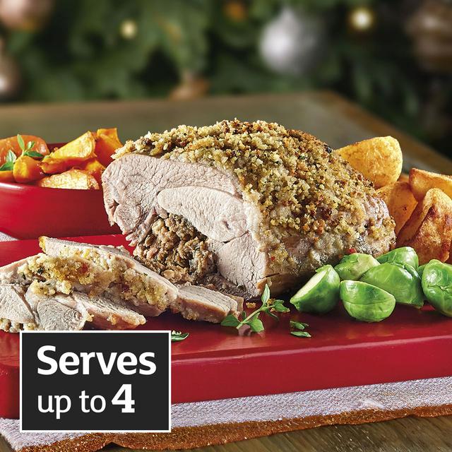 Sainsbury's Fresh Turkey Thigh Joint with a Pork, Plum & Prune Stuffing Topped with a Crumble Style Crumb 850g - gallery image 1