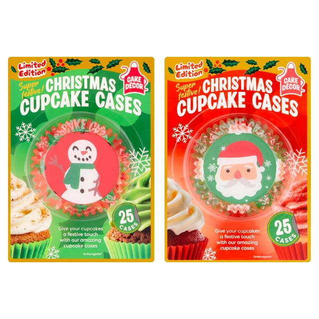 Cake Décor 25 x Christmas Cupcake Cases - gallery image 1