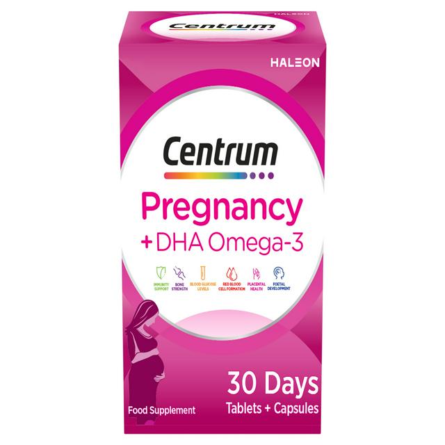Centrum Pregnancy Vitamins with DHA & Omega 3 30 Day Supply - gallery image 1
