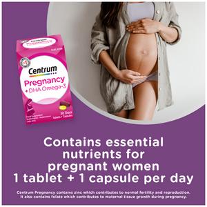 Centrum Pregnancy Vitamins with DHA & Omega 3 30 Day Supply - gallery image 2