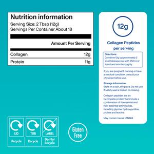 Vital Proteins Unflavoured Marine Collagen Powder Tub 221g - gallery image 6
