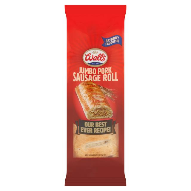Wall's Jumbo Pork Sausage Roll 130g - gallery image 1