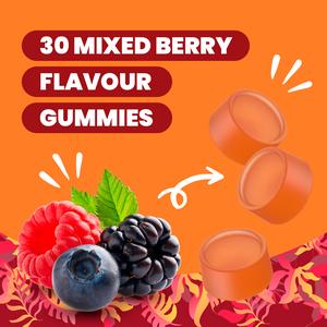 Haliborange Iron+ Energy Support One a Day Mixed Berry Flavour Gummies x30 - gallery image 3