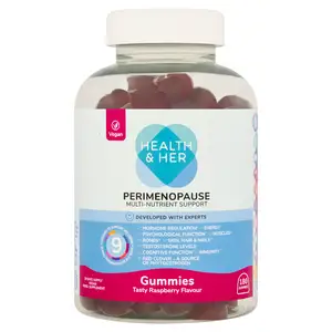 Health & Her Perimenopause Multi Nutrient Support Tasty Raspberry Flavour Gummies