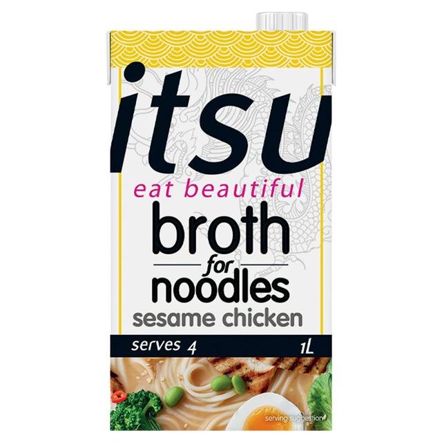 Itsu sesame chicken broth for noodles 1L