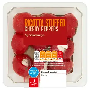 Sainsbury's Ricotta Stuffed Cherry Peppers 145g