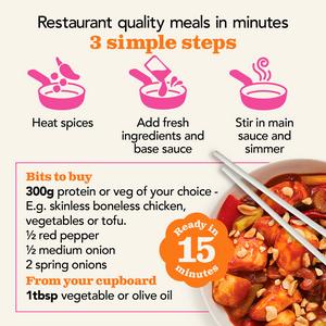 The Spice Tailor Spicy Kung Pao Chinese Sauce Kit 245g - gallery image 3