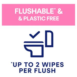 Andrex Fresh & Sensitive Flushable Moist Toilet Tissue Wipes Single Pack x30 - gallery image 2