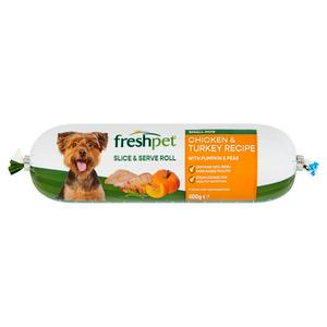 Freshpet Small Dog Chicken & Turkey Recipe with Pumpkin & Peas 400g - video