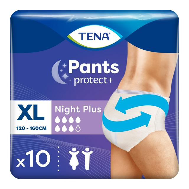 Tena Night Incontinence Pants Plus Size XL 10 pack
