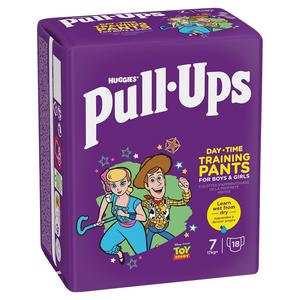 Huggies Pull Ups Day Time Pants for Boys & Girls, Size 7, 17kg+ x18 - gallery image 2