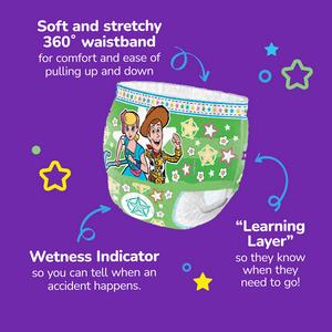 Huggies Pull Ups Day Time Pants for Boys & Girls, Size 7, 17kg+ x18 - gallery image 4
