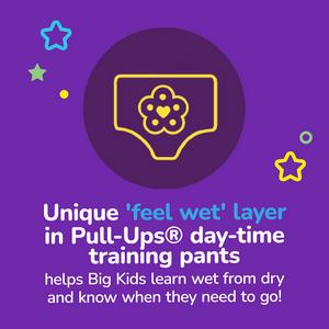 Huggies Pull Ups Day Time Pants for Boys & Girls, Size 7, 17kg+ x18 - gallery image 5