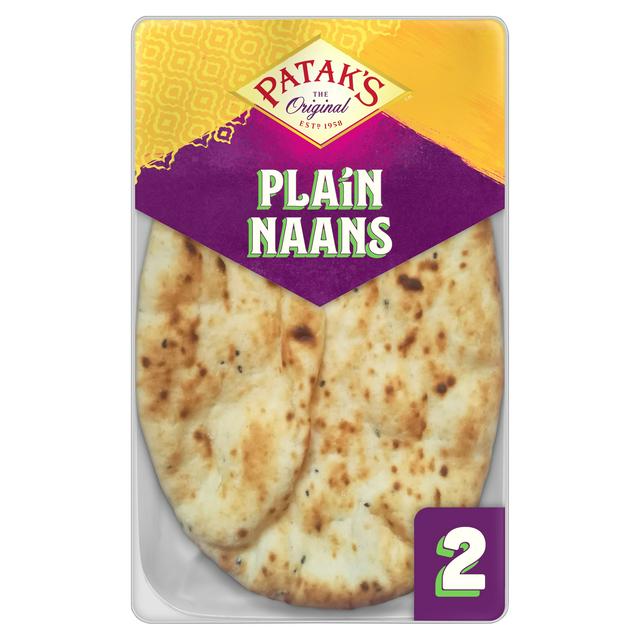 Patak's Plain Naan Breads x2 - gallery image 1