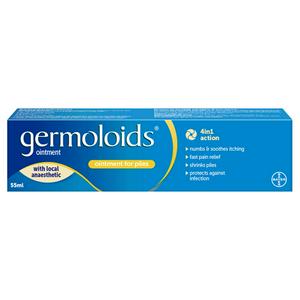 Germoloids Triple Action Haemorrhoids Piles Ointment 55ml - video