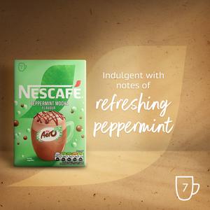 Nescafé 7 x 19g Peppermint Aero Mocha Sachets - gallery image 3