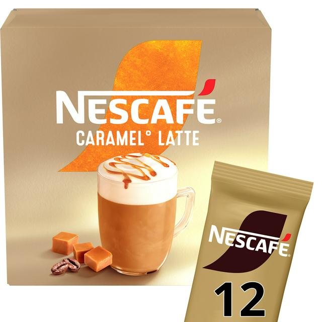 NESCAFE Nescafé Caramel Latte Instant Coffee Sachets 12x17g