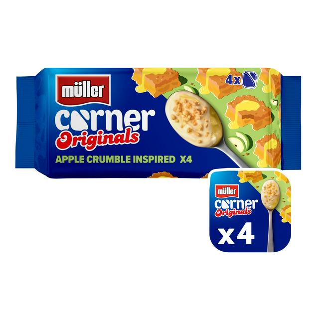 Muller Corner Originals Apple Crumble Yogurt 4x124g - gallery image 1