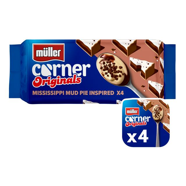 Muller Corner Originals Mississippi Mud Pie Yogurt 4x124g - gallery image 1