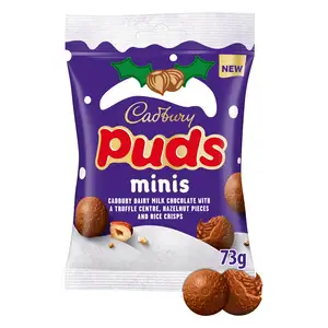 Cadbury Dairy Milk Chocolate Xmas Mini Puds Bag 73g