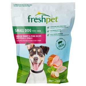 Freshpet Small Dog Grilled Turkey & Pork Recipe with Potato & Spinach 400g - video