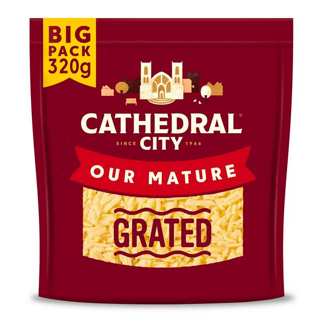 Cathedral City Grated Mature Cheddar Cheese 320g - gallery image 1
