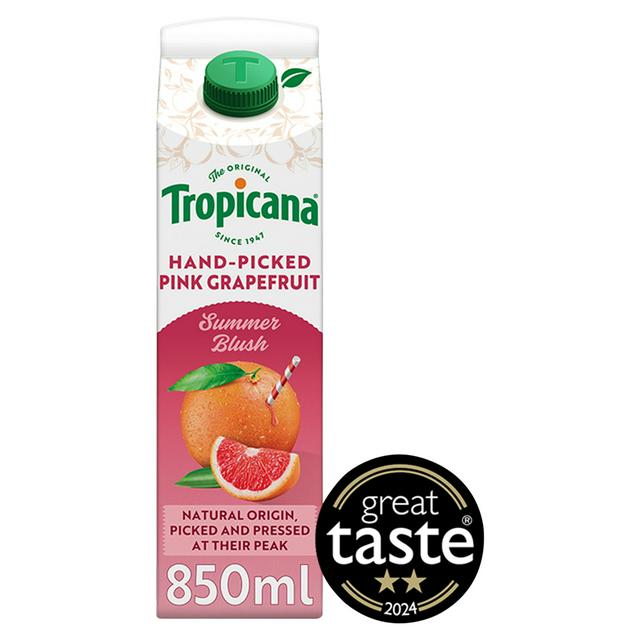 Tropicana Pink Grapefruit Fruit Juice 850ml - gallery image 1