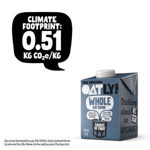Oatly Oat Drink Whole Chilled 500ml - gallery image 2