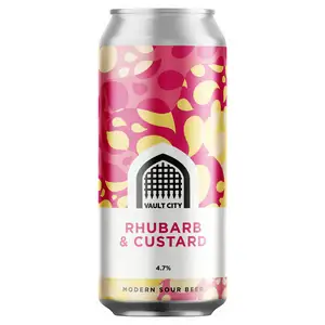 Vault City Rhubarb & Custard Modern Sour Beer 440ml