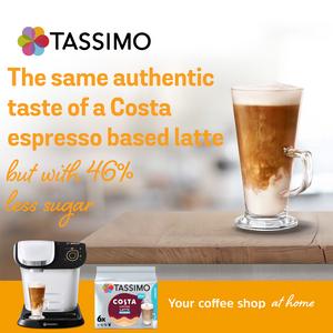Tassimo Skinny Costa Coffee Latte 200.4g - gallery image 4