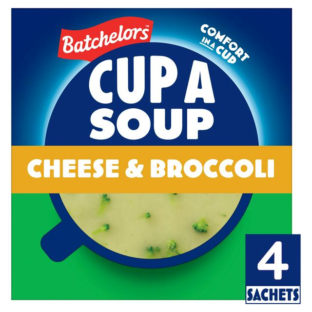 Batchelors Cup a Soup Cheese & Broccoli Sachets x4 92g - gallery image 1