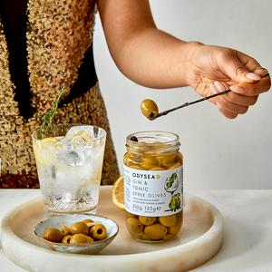 Odysea 310g Gin & Tonic Style Olives (135*) - gallery image 3
