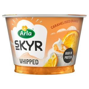 Arla High Protein Skyr Whipped Yogurt Caramelised Orange 128...