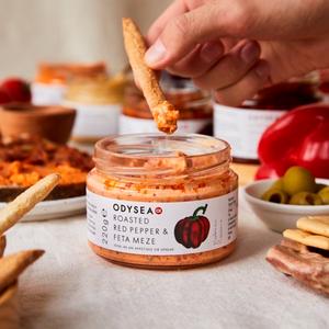 Odysea Roasted Red Pepper & Feta Meze 220g - gallery image 3
