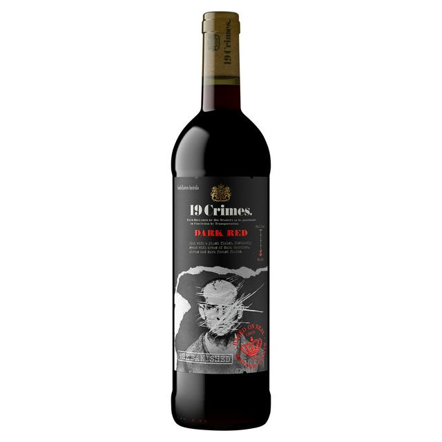 19 Crimes Dark Red Wine 75cl - gallery image 1