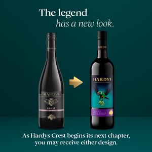 Hardys Crest Cabernet Shiraz Merlot Red Wine 75cl - gallery image 2