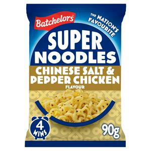 Batchelors Super Noodles Chinese Salt & Pepper Chicken Instant Noodles 90g