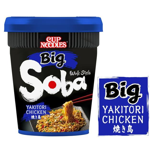 Nissin Yakitori Chicken Big Wok Style Soba Cup Noodles 113g