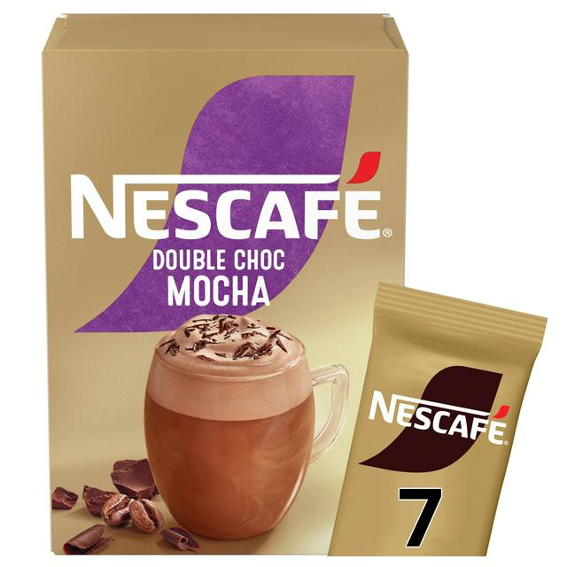 NESCAFE Double Choc Mocha Instant Coffee Sachets x7 146.3g