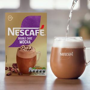 Nescafe Double Choc Mocha Instant Coffee Sachets x7 146.3g - gallery image 3