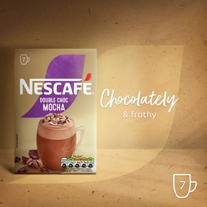 Nescafe Double Choc Mocha Instant Coffee Sachets x7 146.3g - gallery image 6