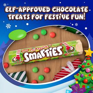 Smarties Elf Treats Milk Chocolate Giant Tube 120g - gallery image 4
